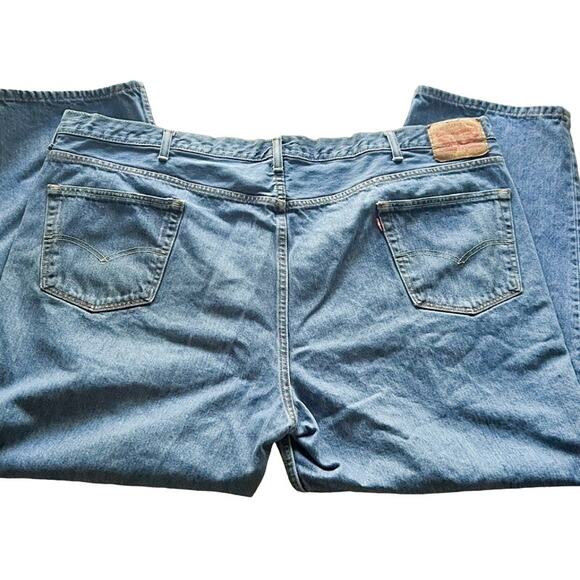 Levi Strauss & Co. Men's Jeans 550 54/30 Big and Tall "Medium Stonewash" - Picture 3 of 8
